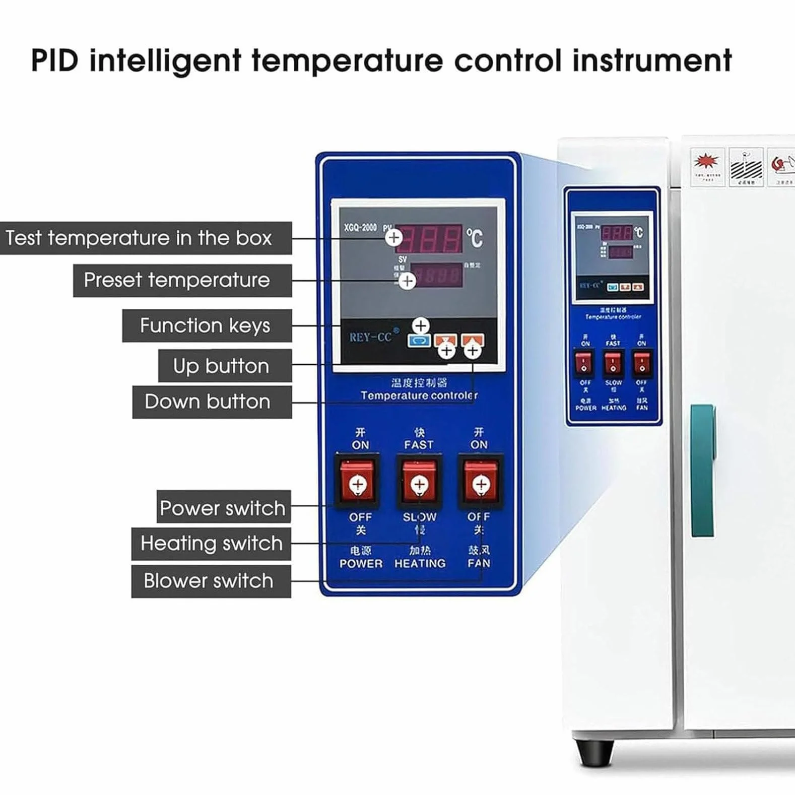 Laboratoryjny piec przemysłowy, laboratoryjny piec konwekcyjny z wymuszonym obiegiem powietrza, laboratoryjny piec suszący o stałej temperaturze, laboratoryjny piec suszący termostatyczny 16L