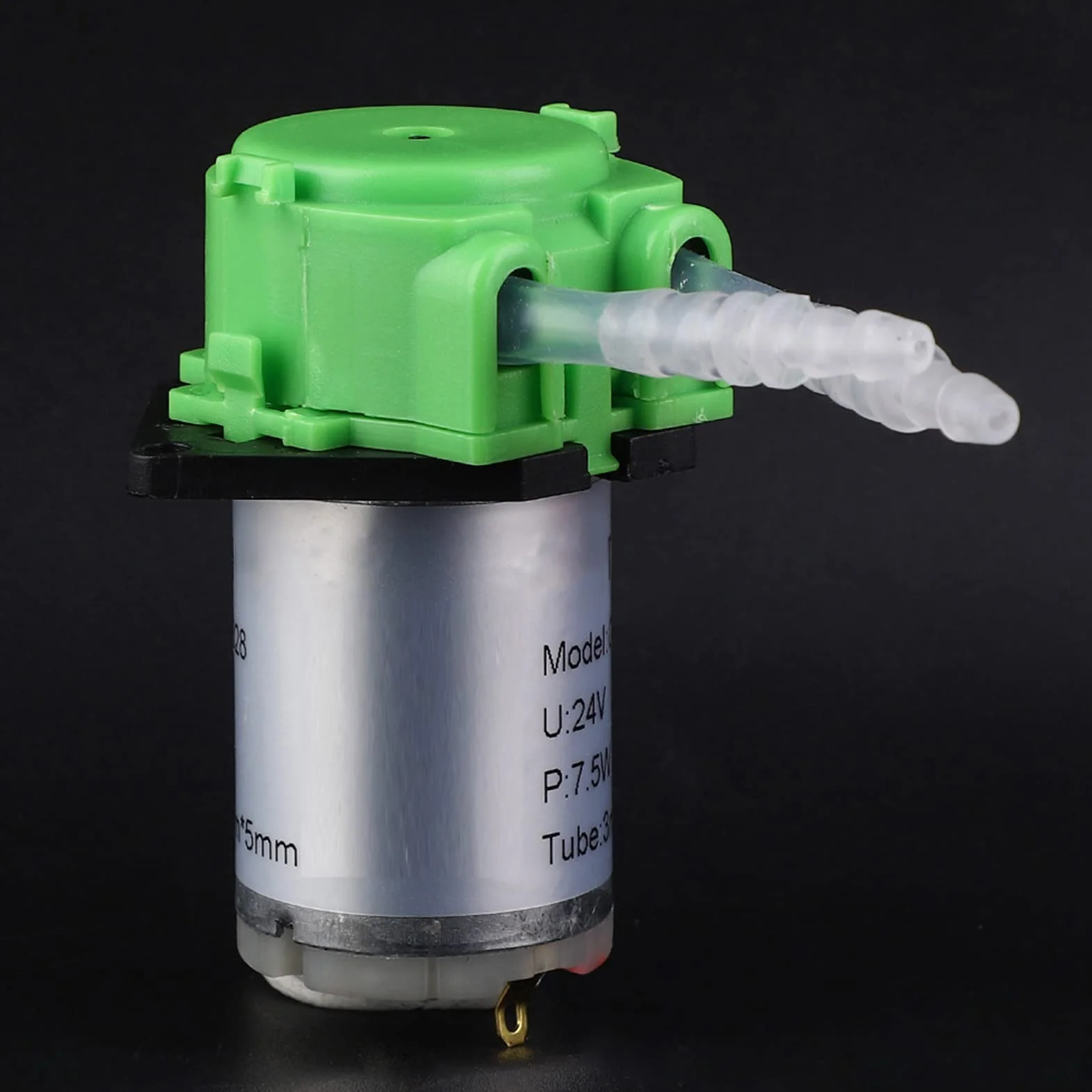 Pompa Perystaltyczna DC24V Niska Pompa Perystaltyczna, Pompa Dozująca Pompa Perystaltyczna, Pompa Dozująca Samozasysająca Laboratoryjna Pompa Dozująca z rurką żelową do